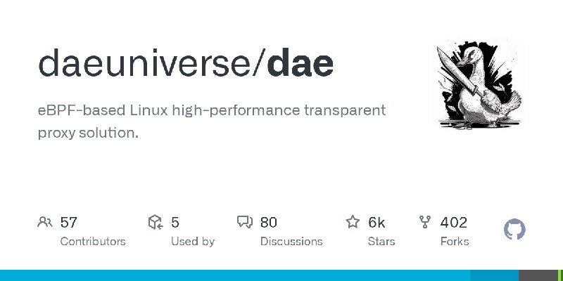 GitHub - daeuniverse/dae: eBPF-based Linux high-performance transparent proxy solution.
